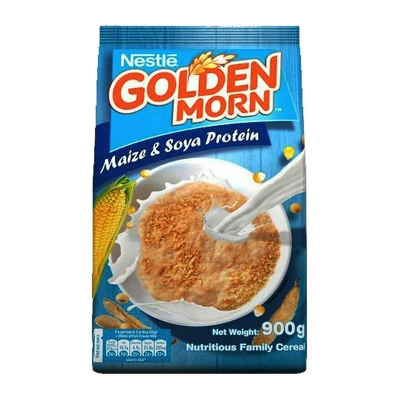 Nestlé Golden Morn Maize & Soya Protein Cereal 900g pack