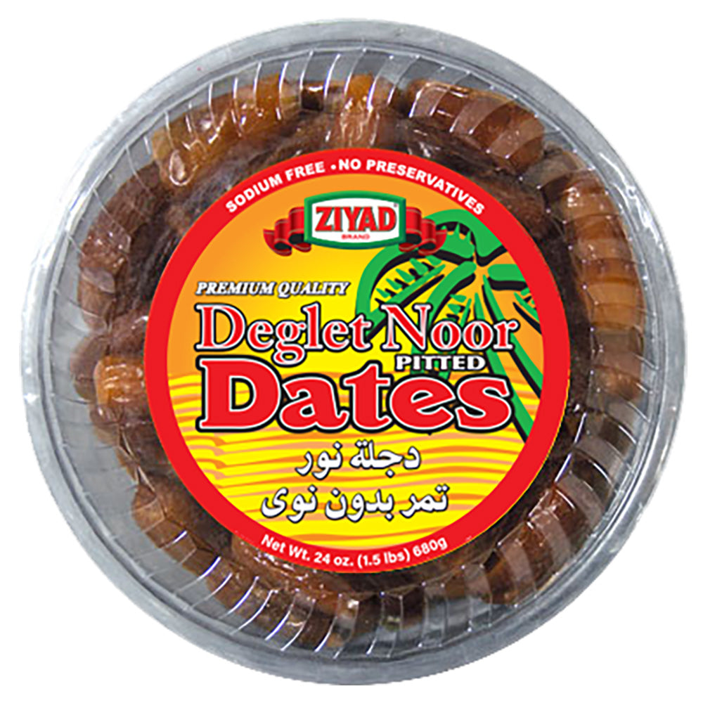 Ziyad Deglet Noor Dates, Pitted | 10 oz & 24 oz