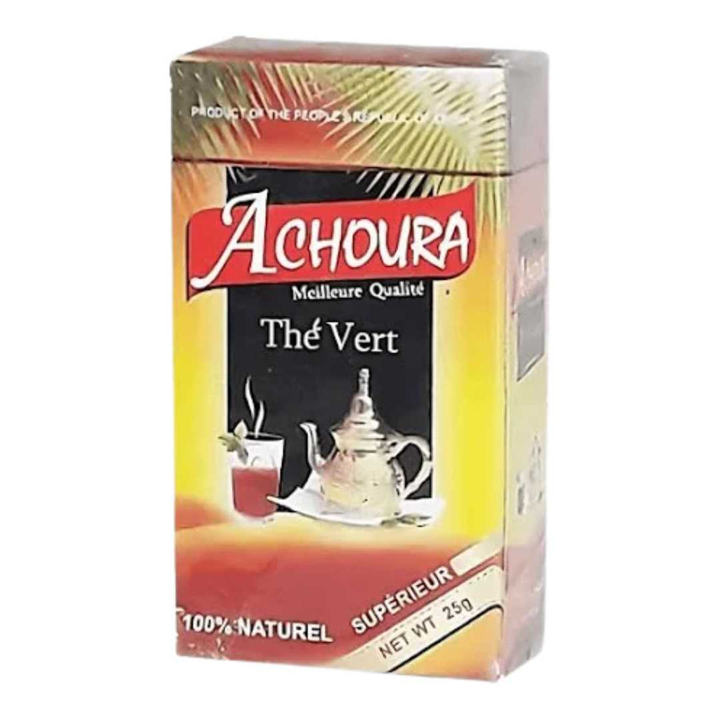 Achoura Green Tea 25g – premium loose leaf tea with rich flavor and natural antioxidants, ideal for daily wellness and refreshment