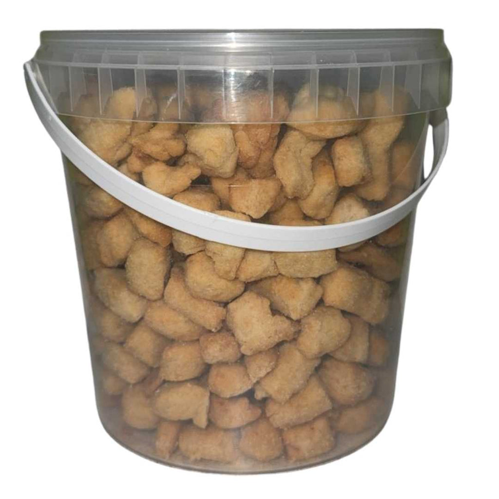 Africa’s Finest Coconut Chin Chin 500g – Traditional African Coconut Snack in Resealable Tub