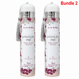 Lattafa Air Freshener 300ml Ajmal Ehsas Bloom Air Freshener pack of 2 cans