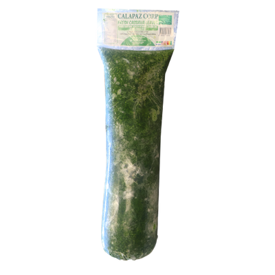 Calapaz frozen pounded cassava leaves 3 lb bag for pondu and saka saka
