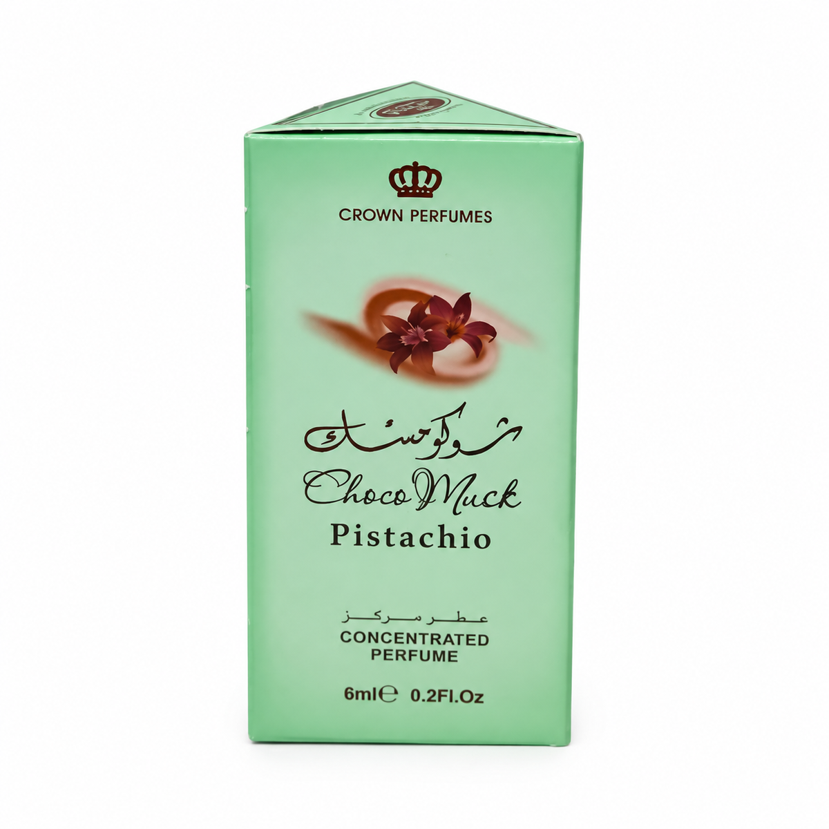 Choco Musk Pistachio Fragrance Oil 5ml, concentrated perfume oil with sweet chocolate, creamy pistachio, and musk-inspired notes, offering a warm and long-lasting personal fragrance.
