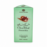 Choco Musk Pistachio Fragrance Oil 5ml, concentrated perfume oil with sweet chocolate, creamy pistachio, and musk-inspired notes, offering a warm and long-lasting personal fragrance.