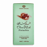 Choco Musk Pistachio Fragrance Oil 5ml, concentrated perfume oil with sweet chocolate, creamy pistachio, and musk-inspired notes, offering a warm and long-lasting personal fragrance.