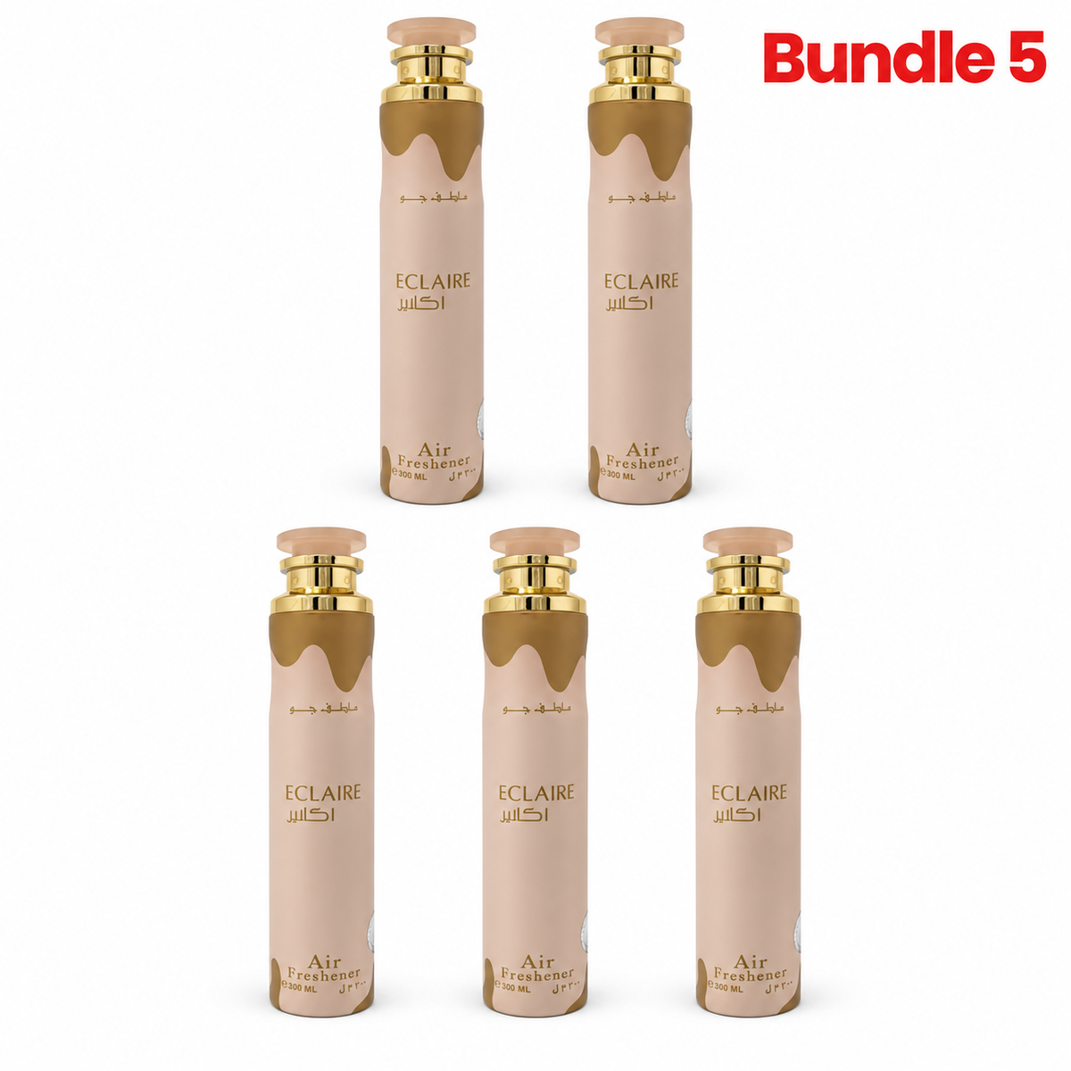 Lattafa Air Freshener 300ml Eclaire Air freshener pack of 5 cans