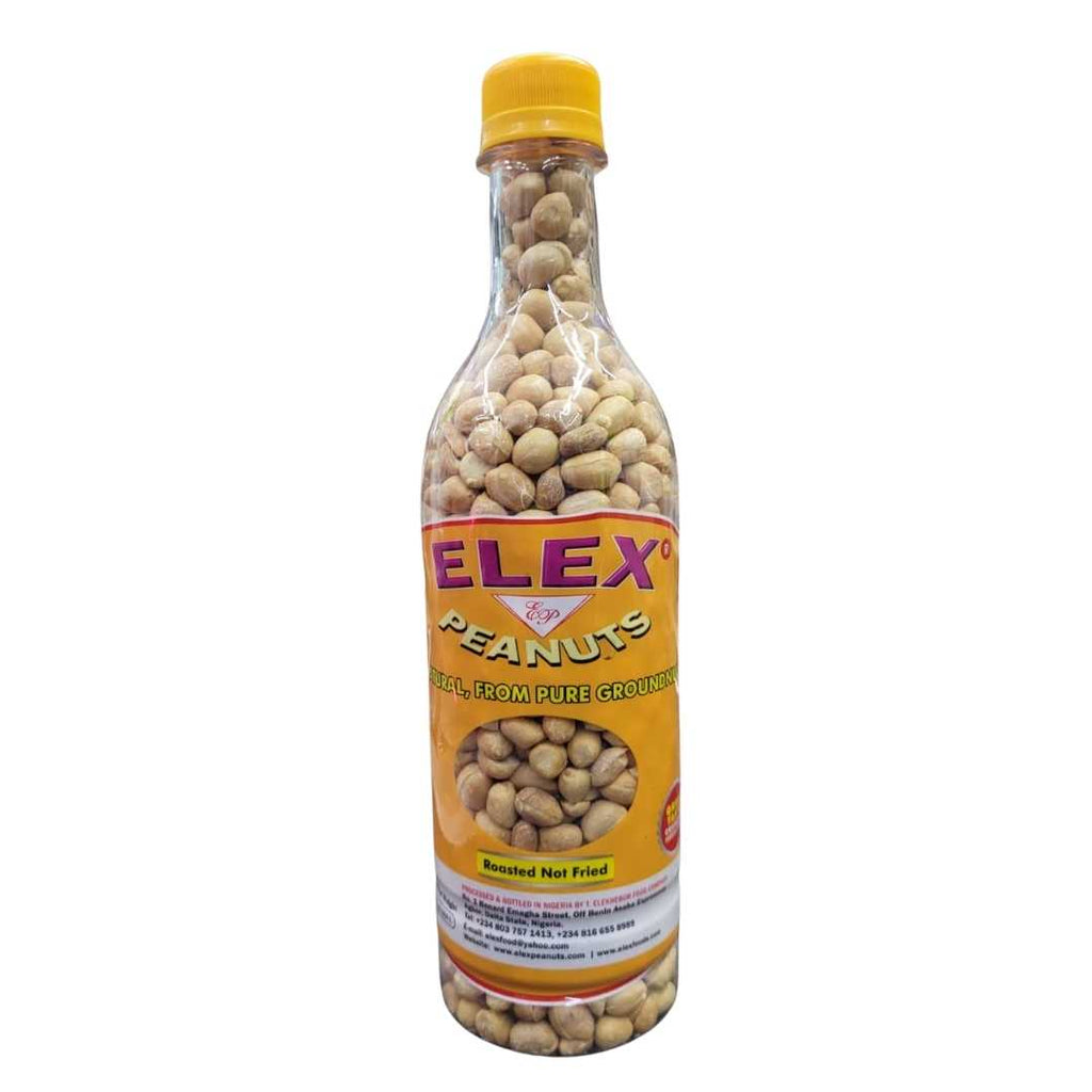 Elex Peanuts — Crunchy, roasted peanuts packed with rich flavor and freshness, perfect for snacking or adding to recipes. Comes in a sealed bag to maintain crispness and natural taste.