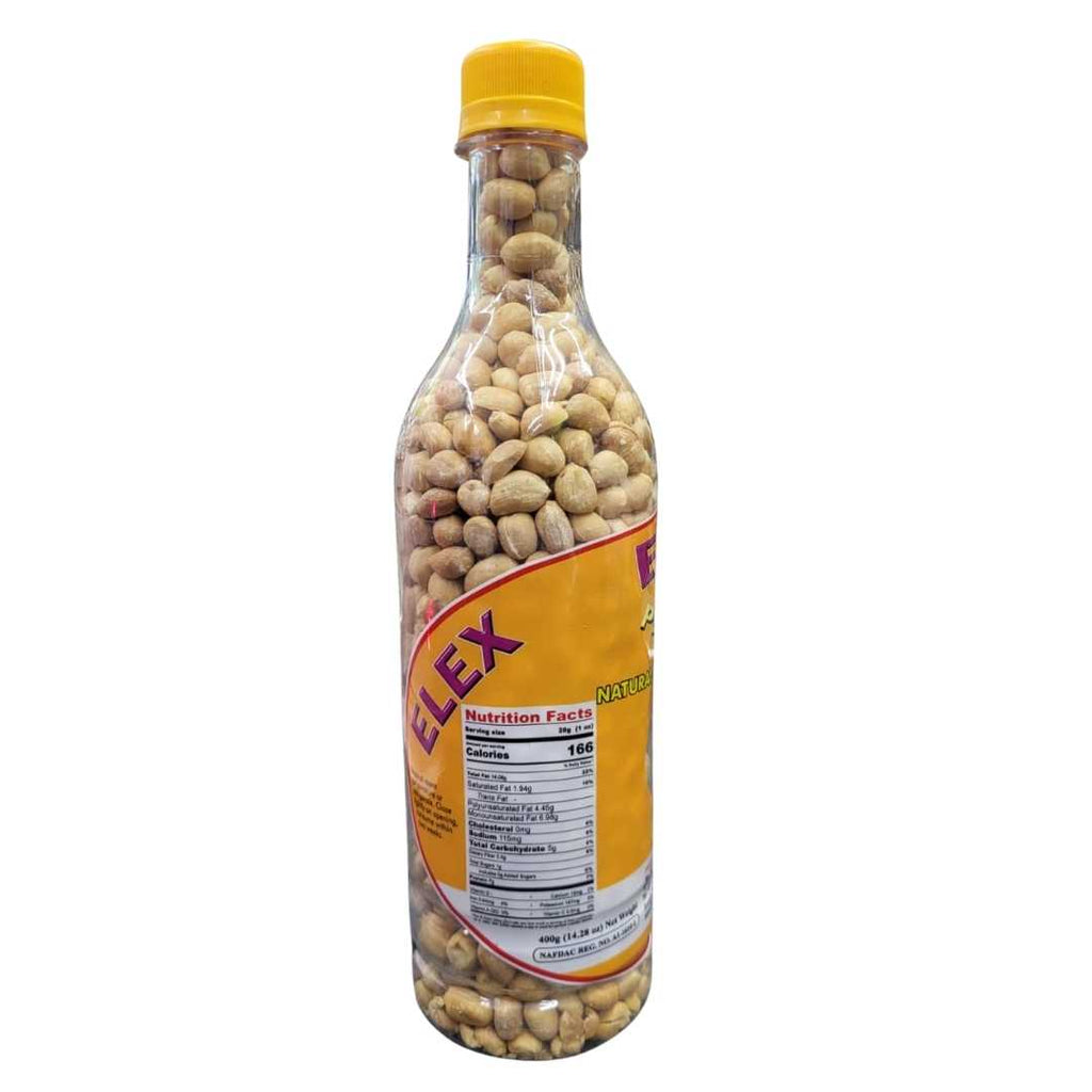 Elex Peanuts — Crunchy, roasted peanuts packed with rich flavor and freshness, perfect for snacking or adding to recipes. Comes in a sealed bag to maintain crispness and natural taste.