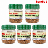 Ground Crayfish in branded packaging, finely ground dried crayfish with a rich, savory seafood flavor, ideal for seasoning traditional African soups, stews, sauces, and everyday dishes.