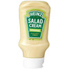 Heinz Salad Cream Original in a 425g squeezable plastic bottle with a yellow flip-top cap and green label branding.