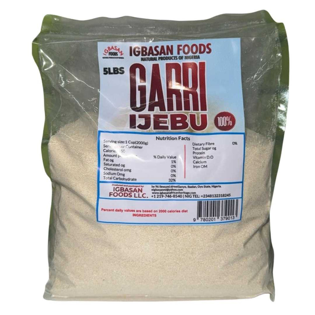 Igbasan Foods Garri Ijebu  – 100% Natural Nigerian Cassava Granules