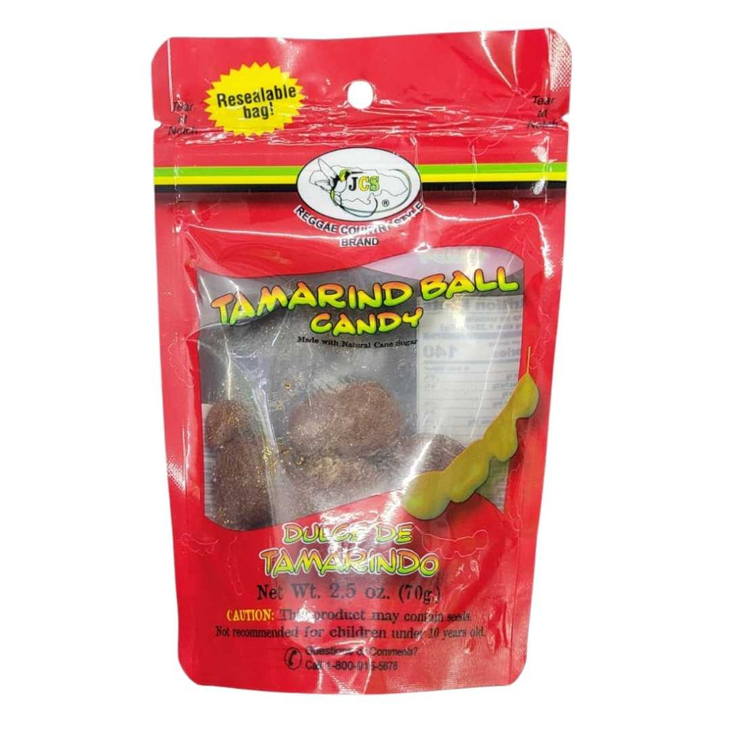 JSC Jamaican Country Style Tamarind Ball – Traditional Jamaican sweet and tangy tamarind candy made from real tamarind pulp.