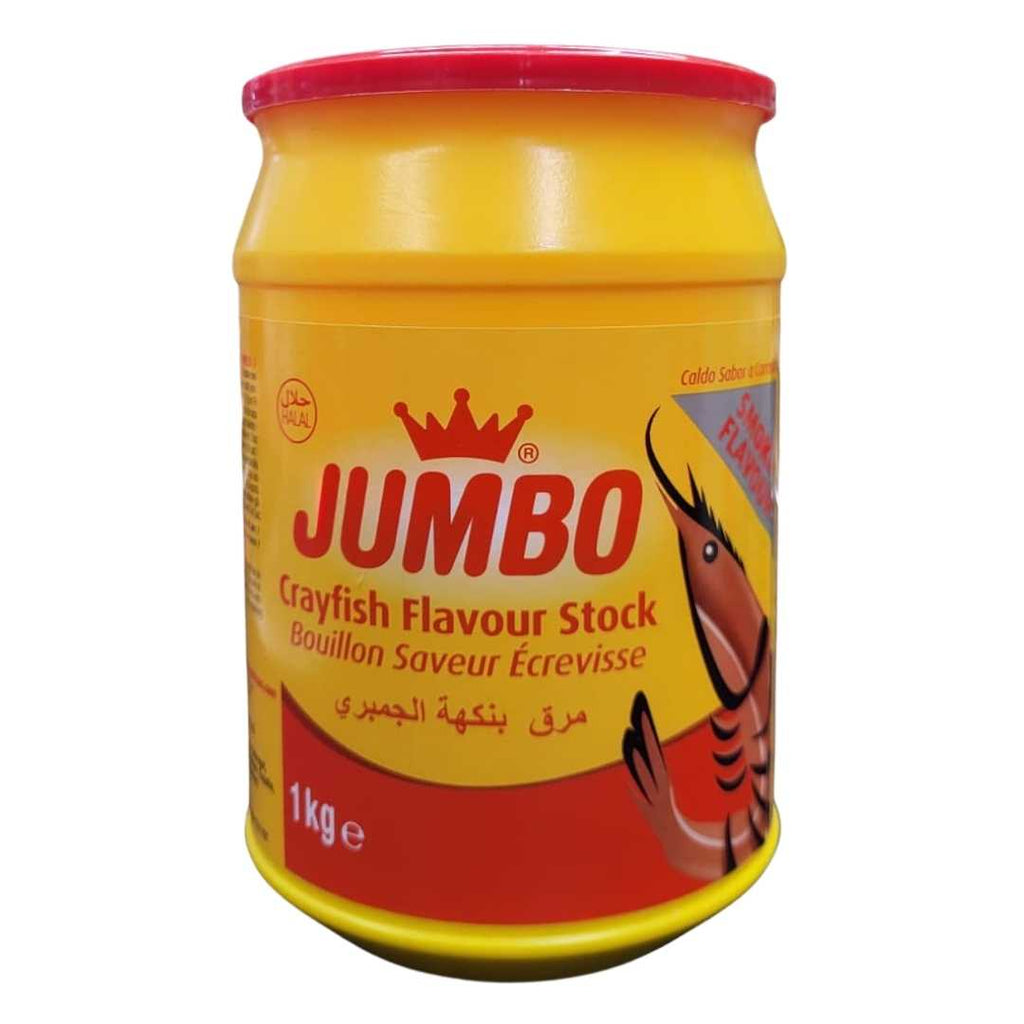 Jumbo Crayfish Flavored Bouillon 1kg – Rich seafood seasoning powder for soups, stews, and traditional African dishes