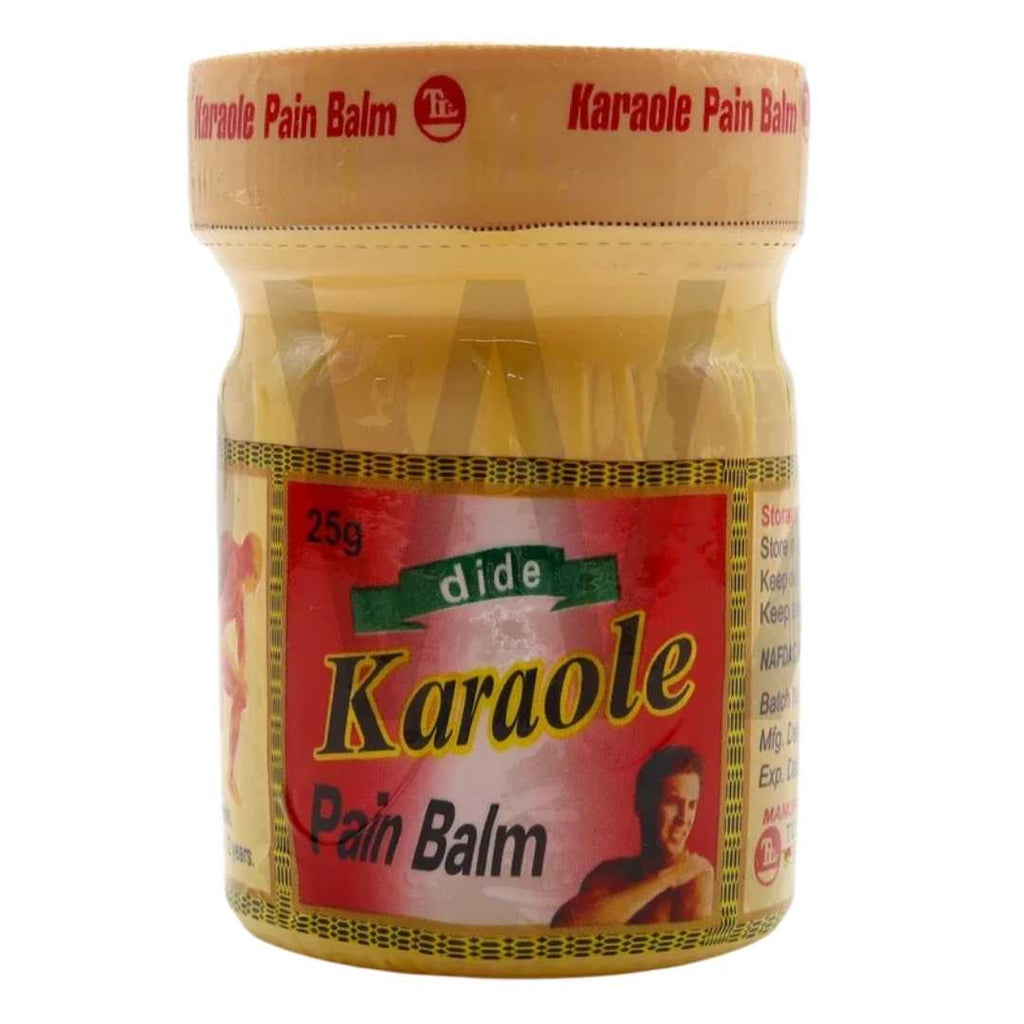 Karaole Pain Balm, 25g jars, pack of 6 pieces – topical pain relief balm