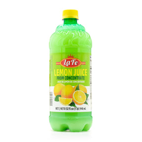 La Fe Lemon Juice 32 oz bottle