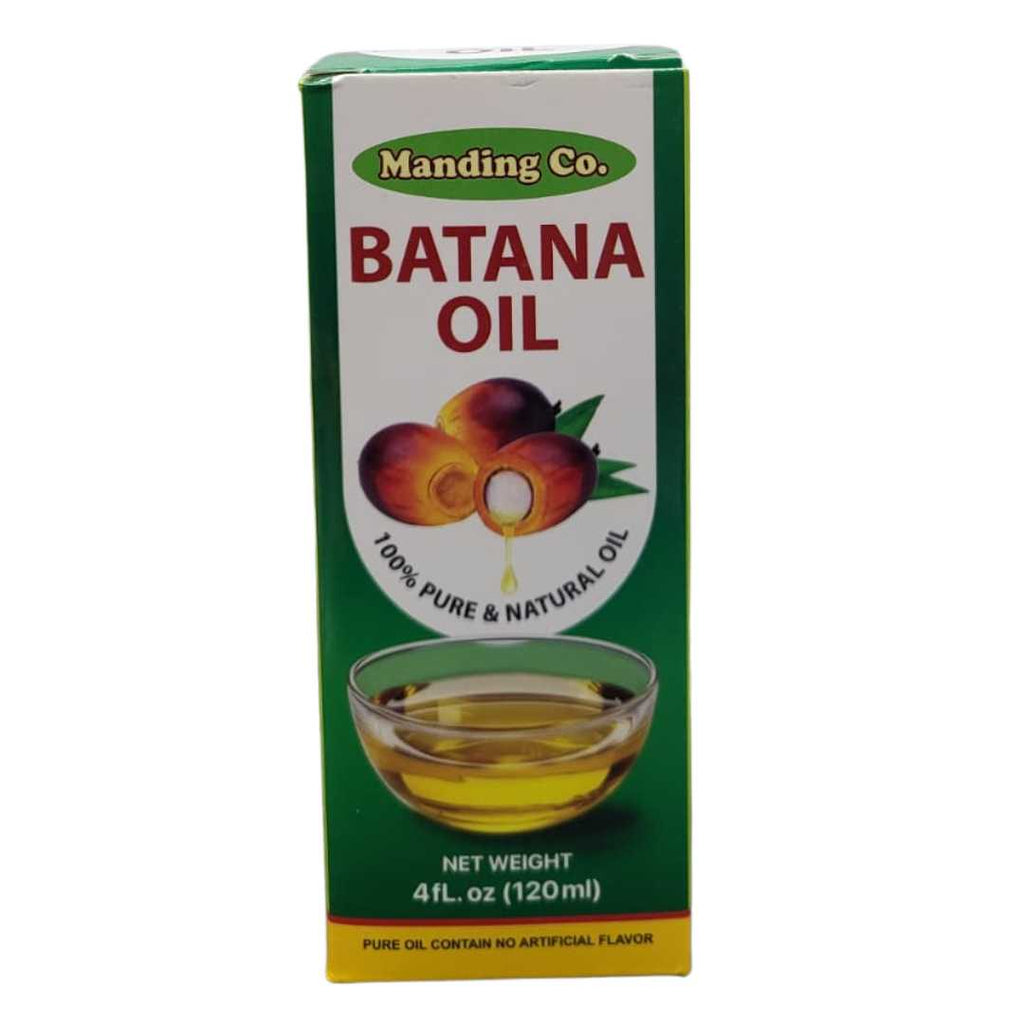 Manding Co. Batana Oil 4 fl. oz (120 ml) – 100% Pure & Natural Oil for Hair and Skin Care