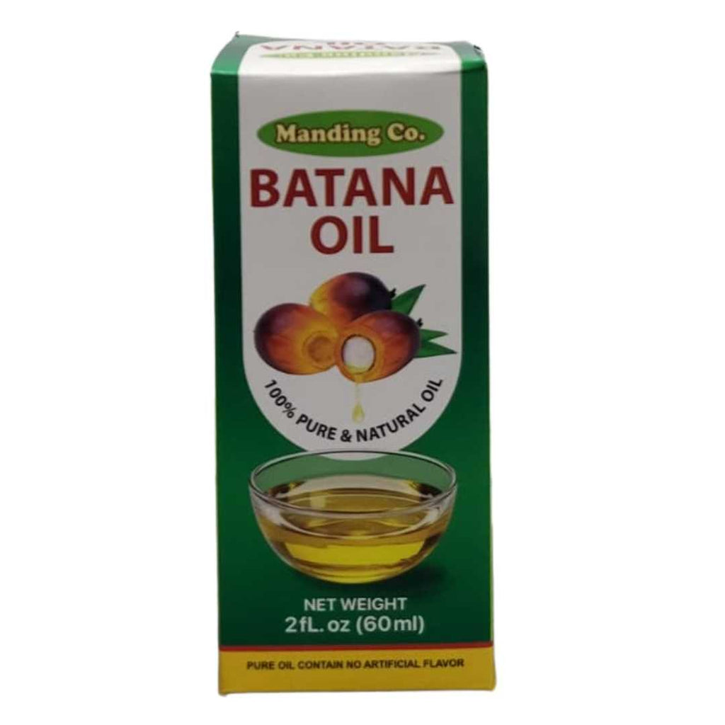 Manding Co. Batana Oil – 100% pure and natural oil, 2 fl oz (60ml), nourishing treatment for hair and skin restoration.