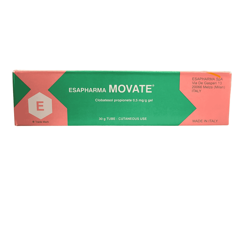 Esapharma Movate packaging on a white background