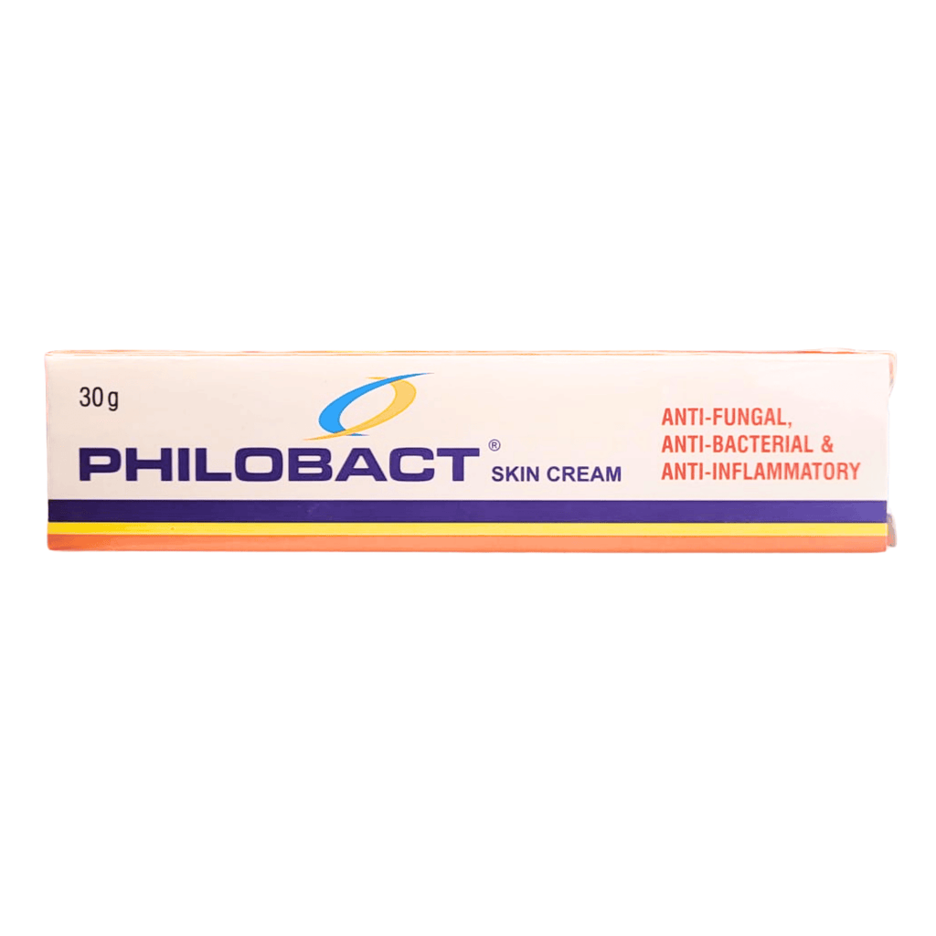 Philobact skin cream packaging on a white background