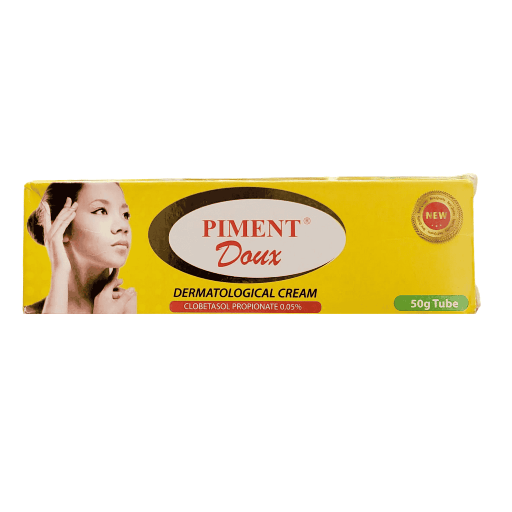 Piment Doux dermatological cream packaging on a white background