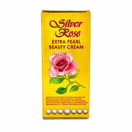 Silver Rose Pearl Beauty Cream, moisturizing skincare cream designed to hydrate and soften skin while helping promote a smooth, even-looking, and radiant complexion for daily care.