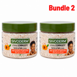 Sivoderm Exfoliating Cream Apricot Kernel 100ml pack of 2 jars