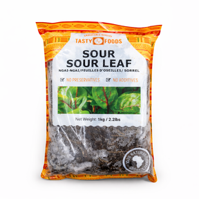 Tasty Frozen Sour Sour Leaves (Ngai Ngai) 1 kg (Pickup & Local Delivery)