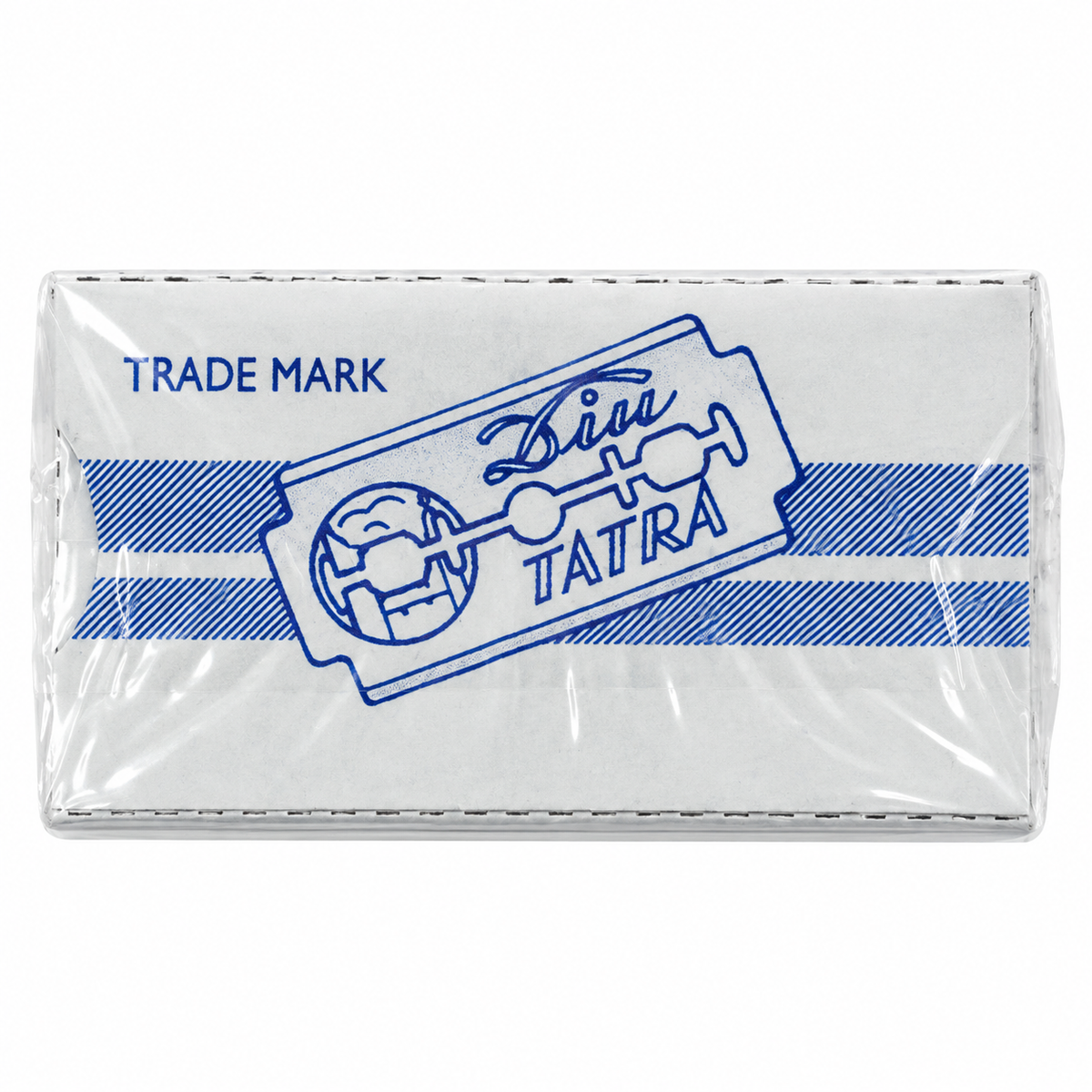 Tatra Razor Blades in branded packaging, sharp double-edge shaving blades designed for a close, smooth, and precise shave with compatible safety razors.
