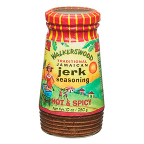 Walkerswood Traditional Jamaican Jerk Seasoning Hot & Spicy 10 oz (280 g) jar