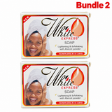 White Express Soap 7 oz in branded packaging, exfoliating skincare bar formulated to cleanse the skin, remove impurities, and help promote a smoother, brighter, more radiant-looking complexion.