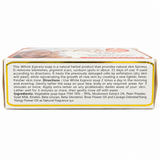 White Express Soap 7 oz in branded packaging, exfoliating skincare bar formulated to cleanse the skin, remove impurities, and help promote a smoother, brighter, more radiant-looking complexion.
