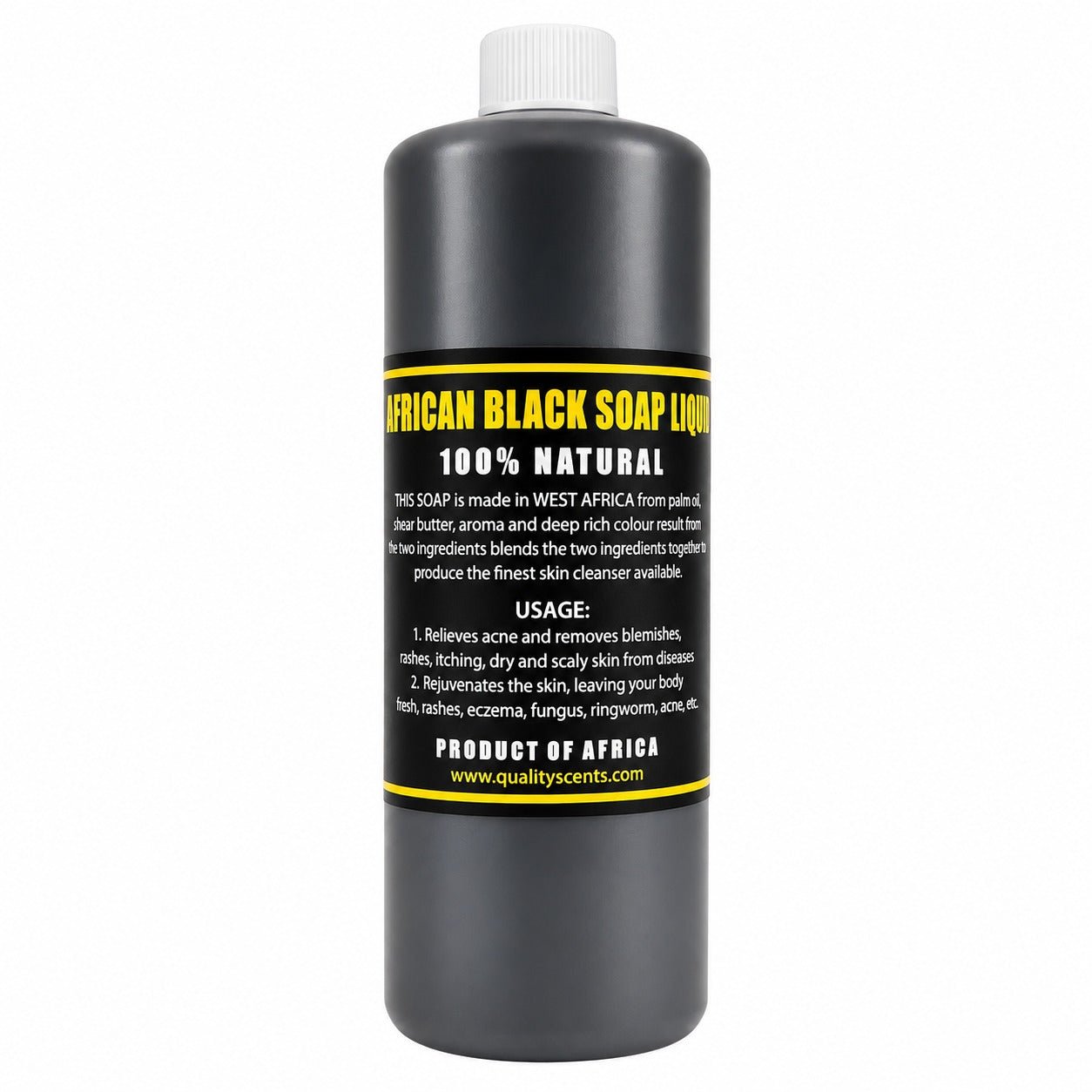 African Black Soap Liquid 100% Natural | Gentle Cleanser - Yado African & Caribbean Market