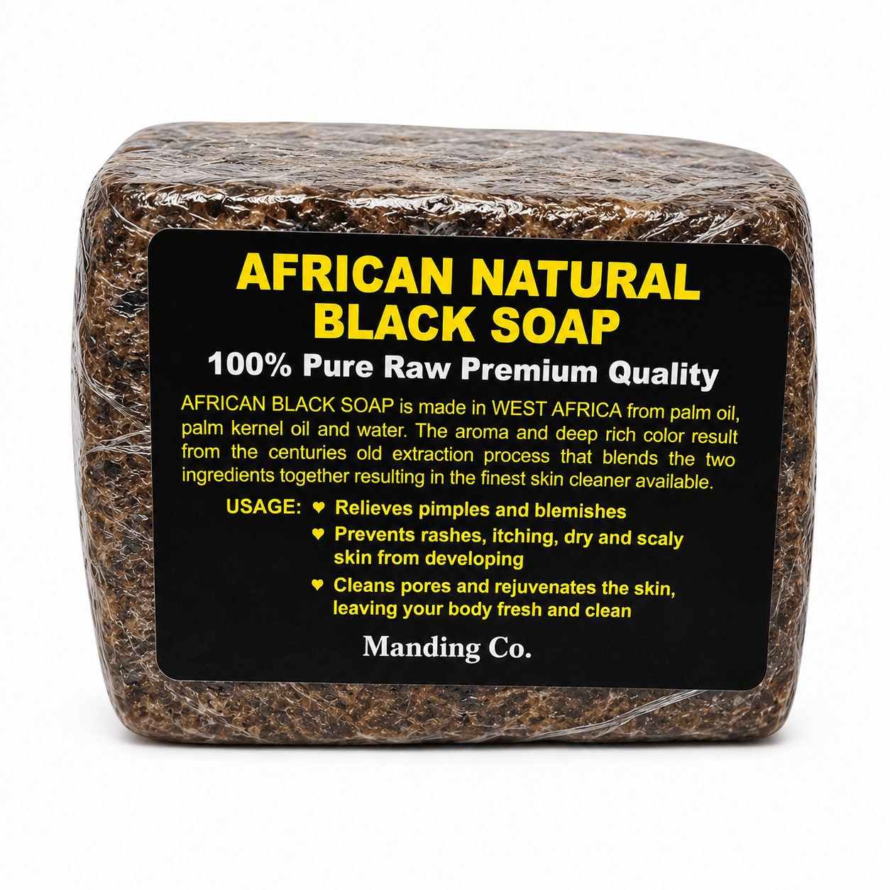 African Natural Black Soap (100% Pure Raw Premium Quality) - Yado African & Caribbean Market