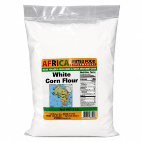 African United Food White Corn Flour | Premium 3 lb Flour - Yado African & Caribbean Market