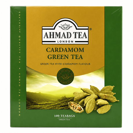 Ahmad Green Tea | Cardamom Green Tea Bags 100 Ct - Yado African & Caribbean Market