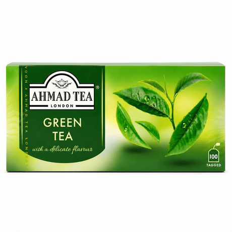 Ahmad Green Tea | Premium Green Tea Bags 100 Ct - Yado African & Caribbean Market