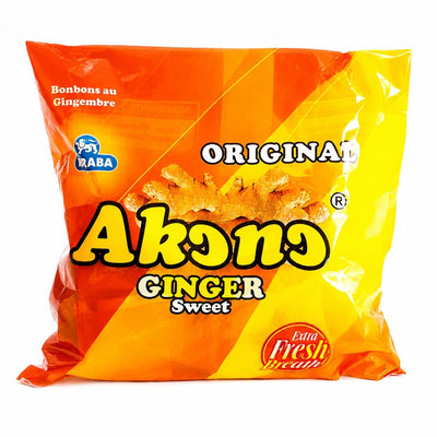 Akono Ginger Sweets | Spicy Ginger Candy 125g - Yado African & Caribbean Market