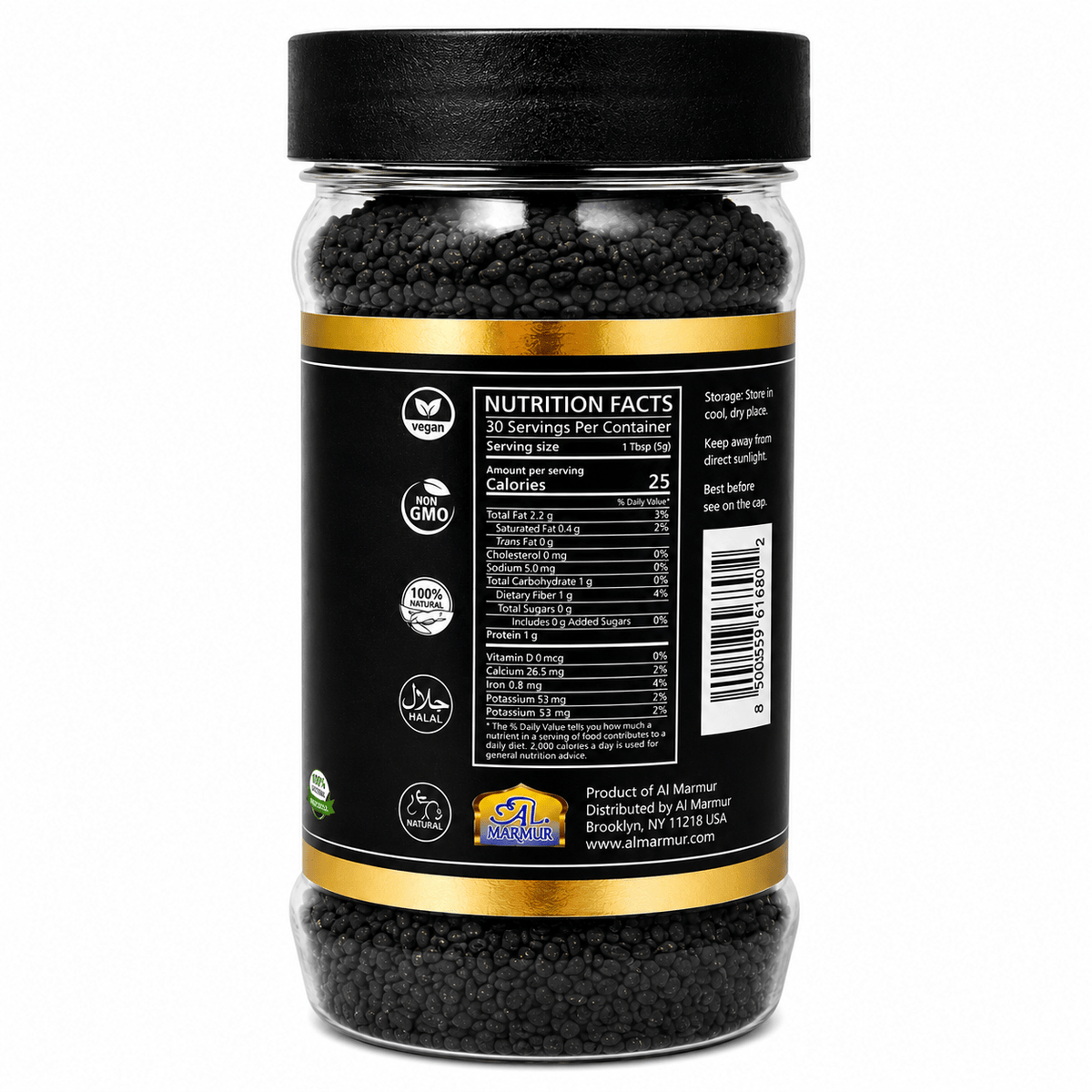 AL Khair Black Seeds | Premium Natural Whole Seeds - Yado African & Caribbean Market