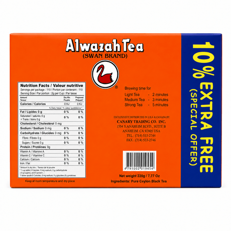 Al Wazah Tea | Premium Black Tea 110 Bags - Yado African & Caribbean Market