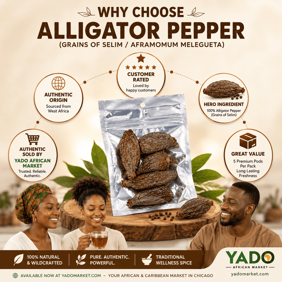 Alligator Pepper (Grains of Paradise) – Authentic African Spice