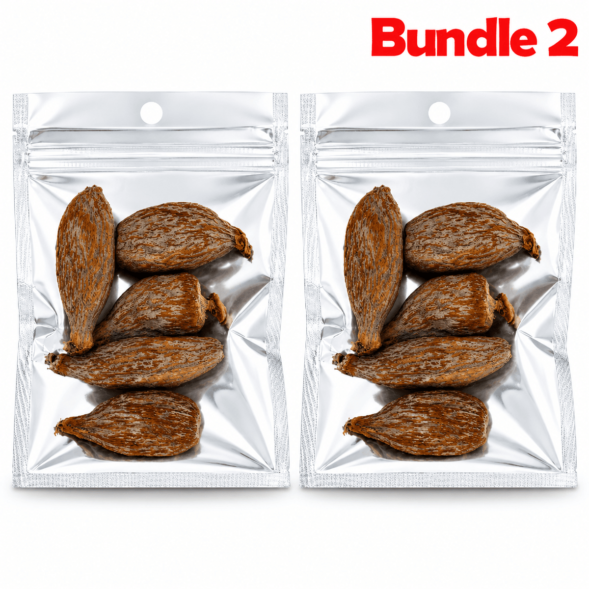 Alligator Pepper Whole Pods pack of 2 bags