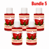 3 Lions Flavoring Essence 30ml Strawberry (Fraise) pack of 5 bottles