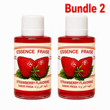 3 Lions Flavoring Essence 30ml Strawberry (Fraise) pack of 2 bottles