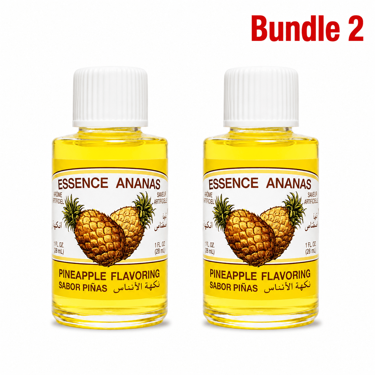 3 Lions Flavoring Essence 30ml Pineapple (Ananas) pack of 2 bottles