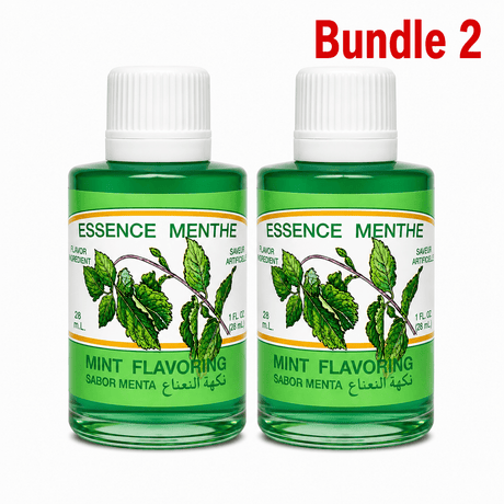 3 Lions Flavoring Essence 30ml Mint (Menthe) pack of 2 bottles