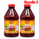 Asiko Zomi Palm Oil 2 Litres pack of 2 bottles