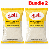 Asli White Corn Meal pack of 2 bags