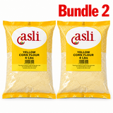 Asli Yellow Corn Flour 4lb pack of 2 bags