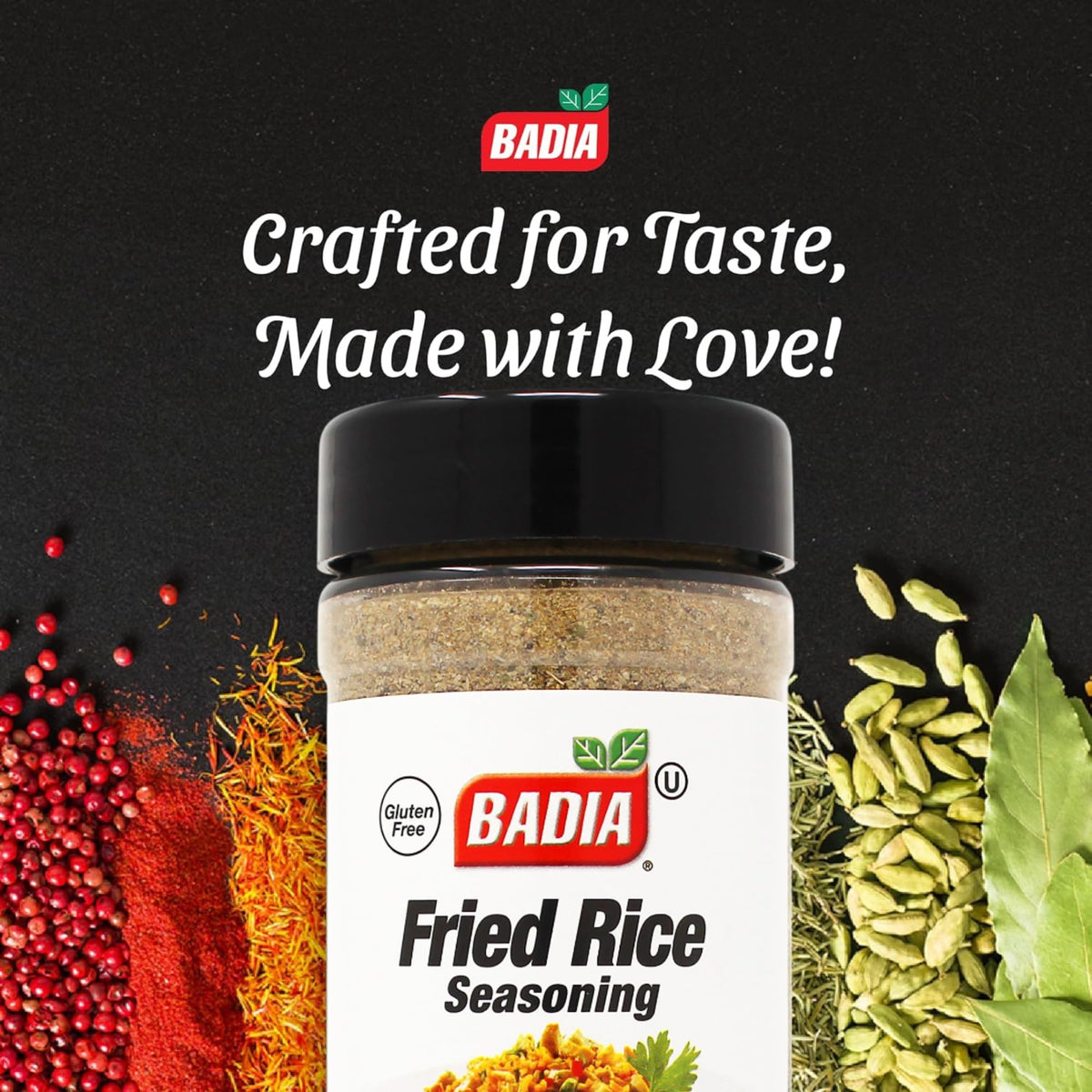 Badia Fried Rice Seasoning, 6 oz – Asian - Inspired Spice Blend for Homemade Fried Rice, Stir - Fries & Noodles – With Garlic, Onion, and Natural Umami - Yado African & Caribbean Market