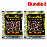 Black pepper Powder / 1 pack of 2 packets, Bara Musso black pepper powder, save 2%